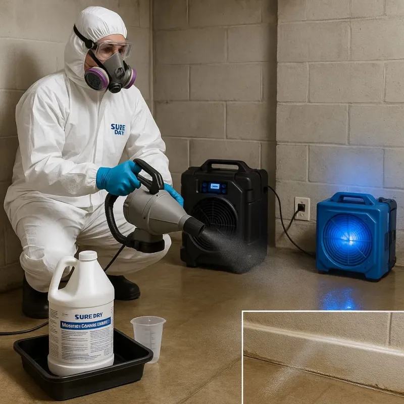 Sanitization and Odor Removal process in Morganville, NJ